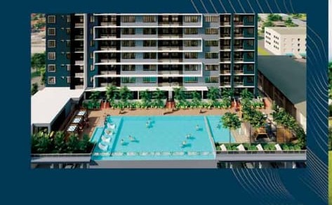The BanQuet Residence resort-style pool and landscape