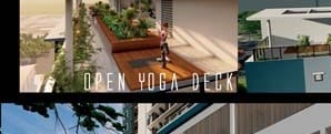 Rooftop garden & open yoga deck